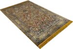 silk animal motif vintage qum souf rug 51163 side Nazmiyal