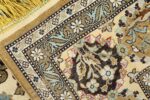 silk animal motif vintage qum souf rug 51163 weave Nazmiyal