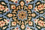 silk vintage qum persian rug 51171 center Nazmiyal