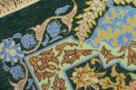 silk vintage qum persian rug 51171 weave Nazmiyal