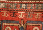 small geometric antique yastic turkish rug 48620 border Nazmiyal
