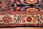 small size antique sultanabad persian rug 49301 border Nazmiyal