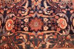 small size antique sultanabad persian rug 49301 flower Nazmiyal