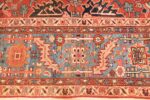 antique oriental room size persian heriz rug 49395 border Nazmiyal