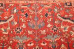 antique oriental room size persian heriz rug 49395 flower Nazmiyal