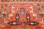 antique red background heriz persian rug 49384 top Nazmiyal