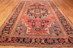 antique red background heriz persian rug 49384 whole Nazmiyal
