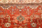antique red background room size persian bakshaish rug 49393 top Nazmiyal