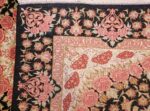 black silk modern qum persian runner rug 49404 weave Nazmiyal
