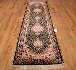 black silk modern qum persian runner rug 49404 whole Nazmiyal