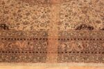 Border Large floral Ivory and gray Antique Turkish Sivas rug 50416 by Nazmiyal