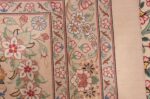 fine modern room size persian silk qum rug 49400 weave Nazmiyal