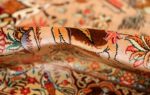 hunting scene modern silk persian qum rug 49411 pile Nazmiyal