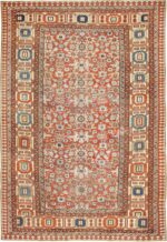 large antique bakshaish persian rug 49394 Nazmiyal