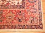 large ivory antique sultanabad persian rug 49312 corner Nazmiyal