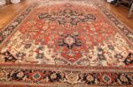 large oriental antique persian heriz serapi rug 49397 whole Nazmiyal