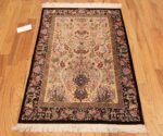 modern persian silk small scatter size qum rug 49405 whole Nazmiyal