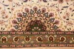 modern wool and silk tabriz persian runner rug 49402 border Nazmiyal