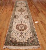 modern wool and silk tabriz persian runner rug 49402 whole Nazmiyal