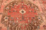 room size antique oriental persian serapi rug 49391 medallion Nazmiyal