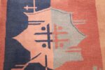 shabby chic antique art deco indian rug 49386 design Nazmiyal