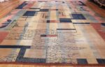 shabby chic antique art deco indian rug 49386 whole Nazmiyal