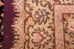 small scatter size silk modern qum persian rug 49407 weave Nazmiyal