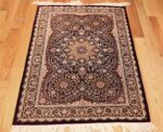 small scatter size silk modern qum persian rug 49407 whole Nazmiyal