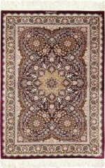 small silk modern qum persian rug 49407 Nazmiyal