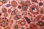 small size fine silk qum modern persian rug 49419 bird Nazmiyal