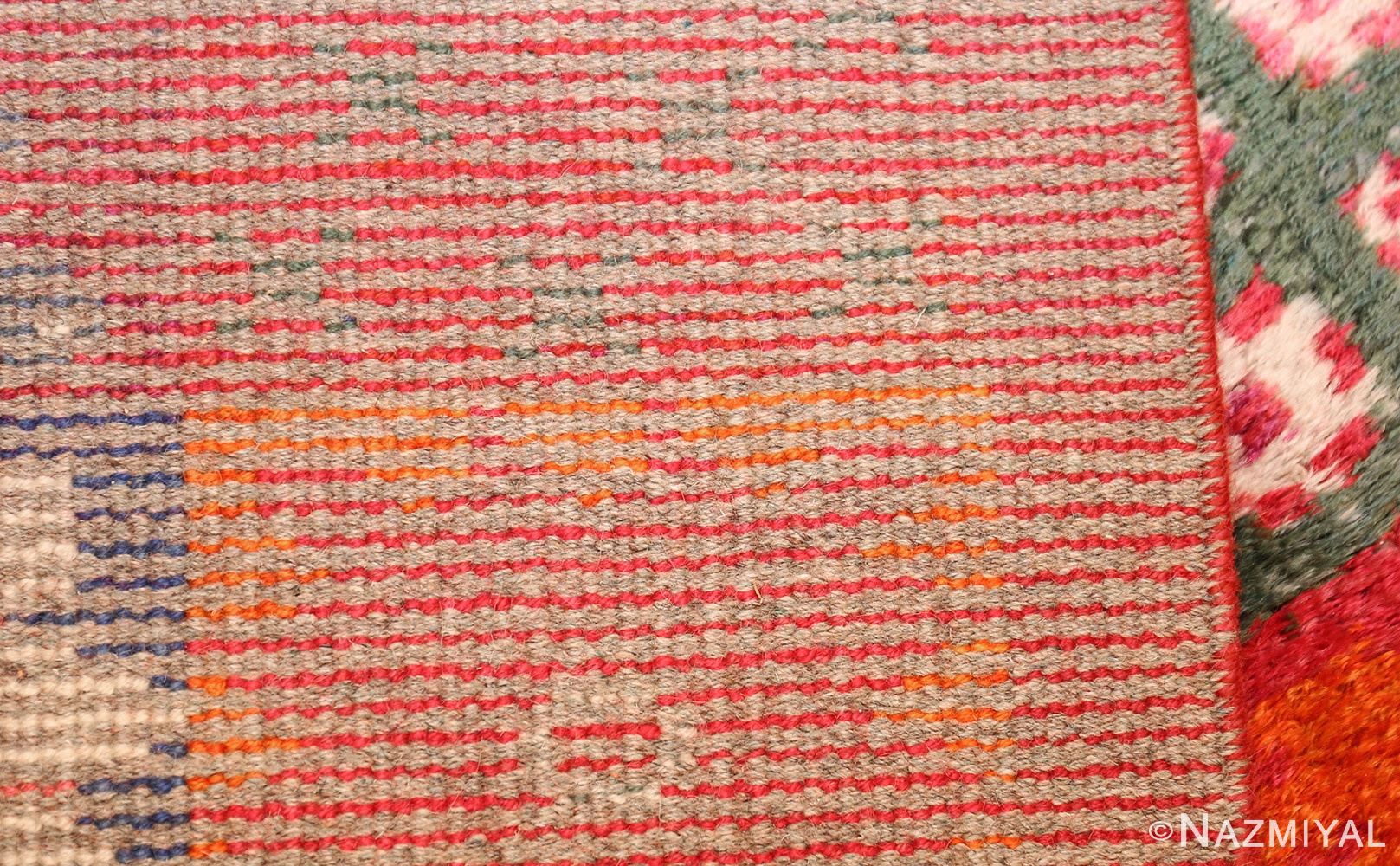 colorful vintage scandinavian rya rug by marianne richter 49438 signature Nazmiyal