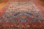 antique blue background heriz persian rug 49374 whole Nazmiyal