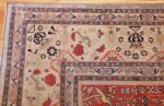 antique light blue mohtasham kashan persian rug 49452 corner Nazmiyal