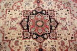 antique light blue mohtasham kashan persian rug 49452 medallion Nazmiyal