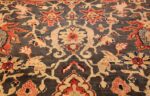 green background antique sultanabad persian rug 49389 area Nazmiyal