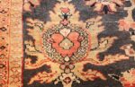 green background antique sultanabad persian rug 49389 pattern Nazmiyal