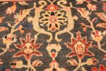 green background antique sultanabad persian rug 49389 sun Nazmiyal