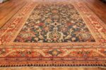 green background antique sultanabad persian rug 49389 whole Nazmiyal