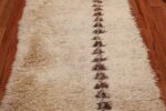 ivory vintage moroccan runner rug 49450 field Nazmiyal