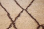 large ivory beni ourain modern moroccan rug 48065 texture Nazmiyal