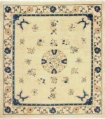 antique cream background chinese rug 49480 Nazmiyal