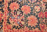 antique floral suzani uzbek textile 49460 flower Nazmiyal