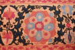 antique floral suzani uzbek textile 49460 weaving Nazmiyal