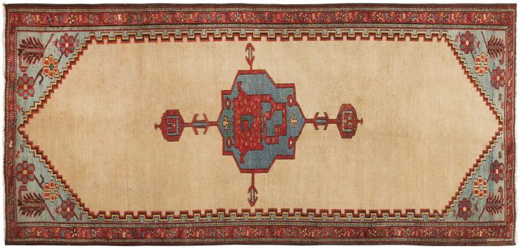 Antique Persian Bakshaish Rug by Nazmiyal