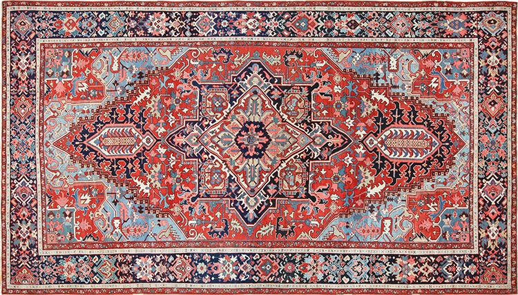 Antique Persian Heriz Rug by Nazmiyal