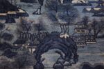antique small chinese rug 49464 bridge Nazmiyal