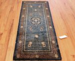 blue background small antique chinese rug 49466 whole Nazmiyal