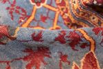 large blue antique agra indian rug 49048 pile Nazmiyal
