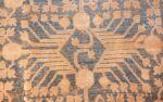 light blue antique khotan rug 49449 closeup Nazmiyal