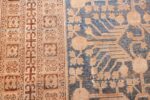 light blue antique khotan rug 49449 side Nazmiyal